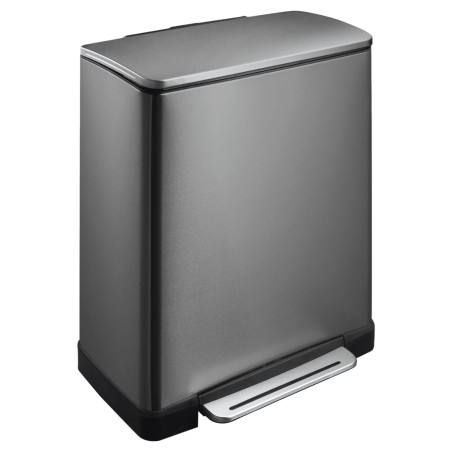 EKO Tretmülleimer E-Cube 28 L+18 L Stahl