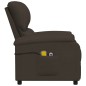 vidaXL Massagesessel mit Aufstehhilfe Dunkelbraun Stoff vidaXL Massagesessel mit Aufstehhilfe Dunkelbraun Stoff