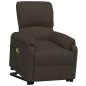 vidaXL Massagesessel mit Aufstehhilfe Dunkelbraun Stoff vidaXL Massagesessel mit Aufstehhilfe Dunkelbraun Stoff