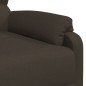 vidaXL Massagesessel mit Aufstehhilfe Dunkelbraun Stoff vidaXL Massagesessel mit Aufstehhilfe Dunkelbraun Stoff