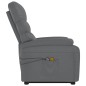 vidaXL Massagesessel mit Aufstehhilfe Grau Kunstleder vidaXL Massagesessel mit Aufstehhilfe Grau Kunstleder