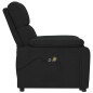 vidaXL Massagesessel mit Aufstehhilfe Schwarz Stoff vidaXL Massagesessel mit Aufstehhilfe Schwarz Stoff