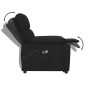 vidaXL Massagesessel mit Aufstehhilfe Schwarz Stoff vidaXL Massagesessel mit Aufstehhilfe Schwarz Stoff