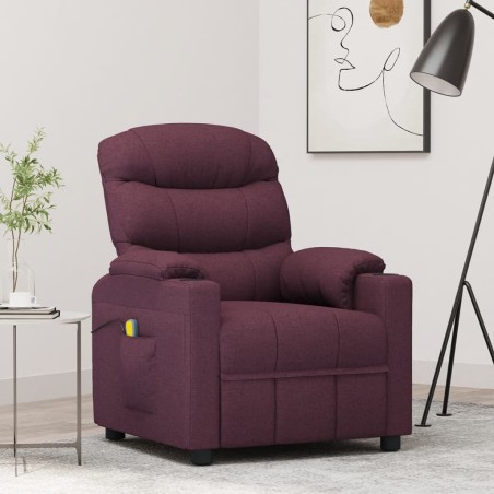 vidaXL Massagesessel Lila Stoff
