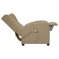 vidaXL Ohrensessel mit Massagefunktion Cappuccino-Braun Kunstleder vidaXL Ohrensessel mit Massagefunktion Cappuccino-Braun Kunstleder