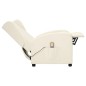 vidaXL Ohrensessel mit Massagefunktion Creme Kunstleder vidaXL Ohrensessel mit Massagefunktion Creme Kunstleder