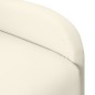vidaXL Ohrensessel mit Massagefunktion Creme Kunstleder vidaXL Ohrensessel mit Massagefunktion Creme Kunstleder