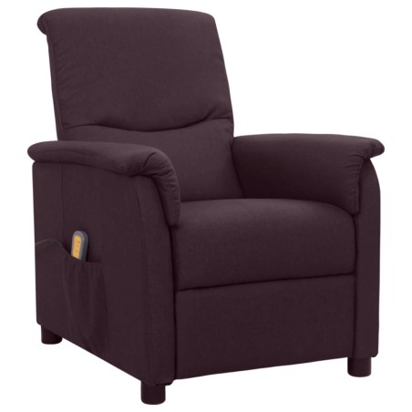 vidaXL Massagesessel Lila Stoff