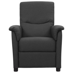vidaXL Massagesessel Dunkelgrau Stoff