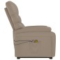 vidaXL Massagesessel mit Aufstehhilfe Cappuccino-Braun Kunstleder vidaXL Massagesessel mit Aufstehhilfe Cappuccino-Braun Kunstleder