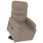 vidaXL Massagesessel mit Aufstehhilfe Cappuccino-Braun Kunstleder vidaXL Massagesessel mit Aufstehhilfe Cappuccino-Braun Kunstleder
