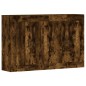 vidaXL Wandschränke 2 Stk. Räuchereiche Holzwerkstoff vidaXL Wandschränke 2 Stk. Räuchereiche Holzwerkstoff