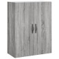 vidaXL Wandschränke 2 Stk. Grau Sonoma Holzwerkstoff vidaXL Wandschränke 2 Stk. Grau Sonoma Holzwerkstoff
