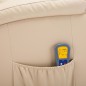 vidaXL Massage-Schaukelsessel Creme Kunstleder vidaXL Massage-Schaukelsessel Creme Kunstleder
