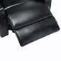 vidaXL Massage-Schaukelsessel Schwarz Kunstleder