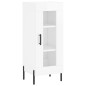 vidaXL Highboard Hochglanz-Weiß 34,5x34x180 cm Holzwerkstoff vidaXL Highboard Hochglanz-Weiß 34,5x34x180 cm Holzwerkstoff