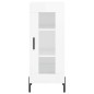 vidaXL Highboard Hochglanz-Weiß 34,5x34x180 cm Holzwerkstoff vidaXL Highboard Hochglanz-Weiß 34,5x34x180 cm Holzwerkstoff