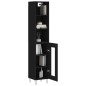 vidaXL Highboard Schwarz 34,5x34x180 cm Holzwerkstoff vidaXL Highboard Schwarz 34,5x34x180 cm Holzwerkstoff