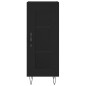 vidaXL Highboard Schwarz 34,5x34x180 cm Holzwerkstoff vidaXL Highboard Schwarz 34,5x34x180 cm Holzwerkstoff