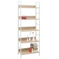 vidaXL Bücherregal 5 Regalböden Eiche 60x27,6x158,5 cm Holzwerkstoff vidaXL Bücherregal 5 Regalböden Eiche 60x27,6x158,5 cm Holzwerkstoff