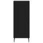vidaXL Highboard Schwarz 34,5x34x180 cm Holzwerkstoff vidaXL Highboard Schwarz 34,5x34x180 cm Holzwerkstoff