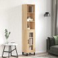 vidaXL Highboard Sonoma-Eiche 34,5x34x180 cm Holzwerkstoff vidaXL Highboard Sonoma-Eiche 34,5x34x180 cm Holzwerkstoff