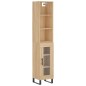 vidaXL Highboard Sonoma-Eiche 34,5x34x180 cm Holzwerkstoff vidaXL Highboard Sonoma-Eiche 34,5x34x180 cm Holzwerkstoff