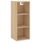 vidaXL Highboard Sonoma-Eiche 34,5x34x180 cm Holzwerkstoff vidaXL Highboard Sonoma-Eiche 34,5x34x180 cm Holzwerkstoff