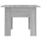 vidaXL Couchtisch Grau Sonoma 55x55x42 cm Holzwerkstoff