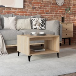 vidaXL Couchtisch Sonoma-Eiche 60x50x40 cm Holzwerkstoff