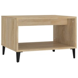 vidaXL Couchtisch Sonoma-Eiche 60x50x40 cm Holzwerkstoff