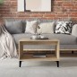 vidaXL Couchtisch Sonoma-Eiche 60x50x40 cm Holzwerkstoff