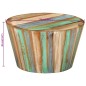 vidaXL Couchtisch Ø52x30 cm Altholz Massiv vidaXL Couchtisch Ø52x30 cm Altholz Massiv