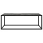 vidaXL Couchtisch Schwarz mit Schwarzem Glas in Marmor-Optik 100x50x35 vidaXL Couchtisch Schwarz mit Schwarzem Glas in Marmor-Optik 100x50x35