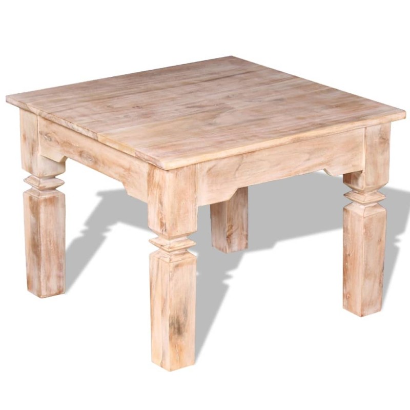 vidaXL Couchtisch Akazienholz 60 x 60 x 45 cm