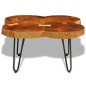vidaXL Couchtisch 35 cm 4 Baumscheiben Massivholz vidaXL Couchtisch 35 cm 4 Baumscheiben Massivholz