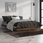 vidaXL Bettgestell Braun Eichen-Optik 140x190 cm Holzwerkstoff vidaXL Bettgestell Braun Eichen-Optik 140x190 cm Holzwerkstoff