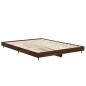 vidaXL Bettgestell Braun Eichen-Optik 140x190 cm Holzwerkstoff vidaXL Bettgestell Braun Eichen-Optik 140x190 cm Holzwerkstoff