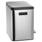 EKO Tretmülleimer EcoCasa 30 L Mattsilber EKO Tretmülleimer EcoCasa 30 L Mattsilber