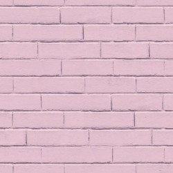 Good Vibes Tapete Brick Wall Rosa