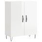 vidaXL Highboard Hochglanz-Weiß 69,5x34x180 cm Holzwerkstoff vidaXL Highboard Hochglanz-Weiß 69,5x34x180 cm Holzwerkstoff