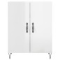 vidaXL Highboard Hochglanz-Weiß 69,5x34x180 cm Holzwerkstoff vidaXL Highboard Hochglanz-Weiß 69,5x34x180 cm Holzwerkstoff