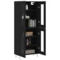 vidaXL Highboard Schwarz 69,5x34x180 cm Holzwerkstoff vidaXL Highboard Schwarz 69,5x34x180 cm Holzwerkstoff