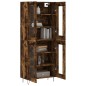 vidaXL Highboard Räuchereiche 69,5x34x180 cm Holzwerkstoff vidaXL Highboard Räuchereiche 69,5x34x180 cm Holzwerkstoff