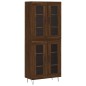 vidaXL Highboard Braun Eichen-Optik 69,5x34x180 cm Holzwerkstoff vidaXL Highboard Braun Eichen-Optik 69,5x34x180 cm Holzwerkstoff