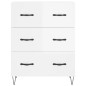 vidaXL Highboard Hochglanz-Weiß 69,5x34x180 cm Holzwerkstoff vidaXL Highboard Hochglanz-Weiß 69,5x34x180 cm Holzwerkstoff