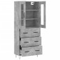 vidaXL Highboard Betongrau 69,5x34x180 cm Holzwerkstoff vidaXL Highboard Betongrau 69,5x34x180 cm Holzwerkstoff