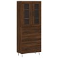 vidaXL Highboard Braun Eichen-Optik 69,5x34x180 cm Holzwerkstoff vidaXL Highboard Braun Eichen-Optik 69,5x34x180 cm Holzwerkstoff