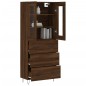 vidaXL Highboard Braun Eichen-Optik 69,5x34x180 cm Holzwerkstoff vidaXL Highboard Braun Eichen-Optik 69,5x34x180 cm Holzwerkstoff