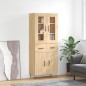 vidaXL Highboard Sonoma-Eiche 69,5x34x180 cm Holzwerkstoff vidaXL Highboard Sonoma-Eiche 69,5x34x180 cm Holzwerkstoff